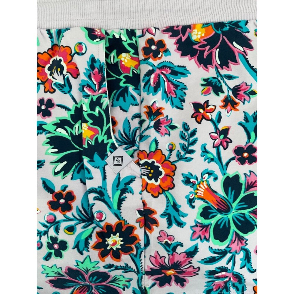 Vera Bradley French Terry Shorts 2XL Cloud Vine Multi Floral Print - Picture 7 of 12